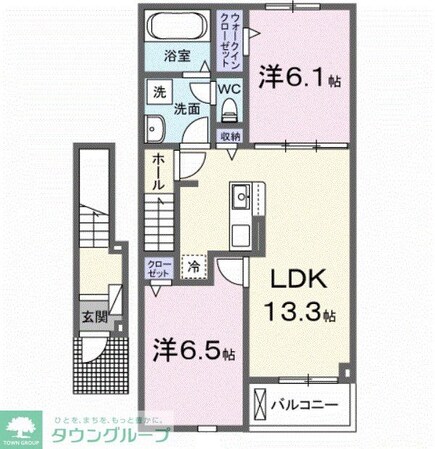 サンクレストの物件間取画像